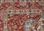 Red Square Antique Persian Bakhtiari Rug With Red Field and Ivory Medallion For Sale - Image 8 of 16