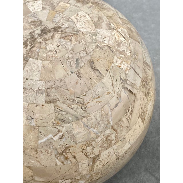 Maitland Smith Tesselated Marble Sphere Sculptures, Set of 3 For Sale - Image 10 of 10
