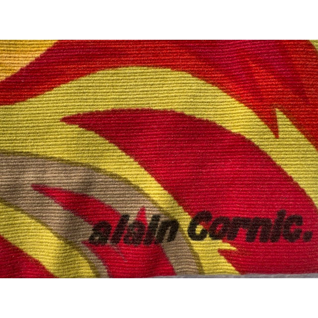 1960s “Les Phénix” Wool Tapestry by Alain Cornic, Atelier Robert Four For Sale - Image 14 of 18