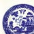 Blue Set of 5 Vintage Willow Pattern Dishes For Sale - Image 8 of 13