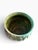 Mid 20th Century Vintage Studio Pottery Bowl With Turquoise & Brown Drip Glaze | Sculptural Ceramic For Sale - Image 5 of 6