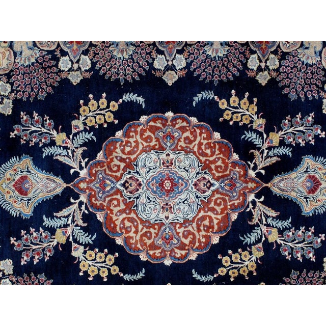 1960s Antique Persian Tabriz , 9'6" X 12'8" For Sale - Image 5 of 6