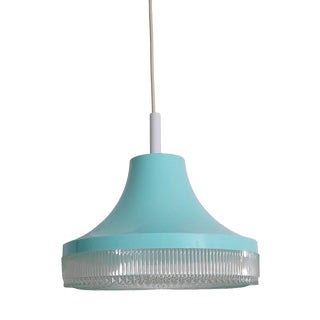 Mid-Century Modern Blue Pendant Lamp, Germany, 1970s For Sale