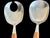 1960s Norwegian Teak Wood and Stainless Steel Salad Servers, a Pair For Sale In Miami - Image 6 of 9
