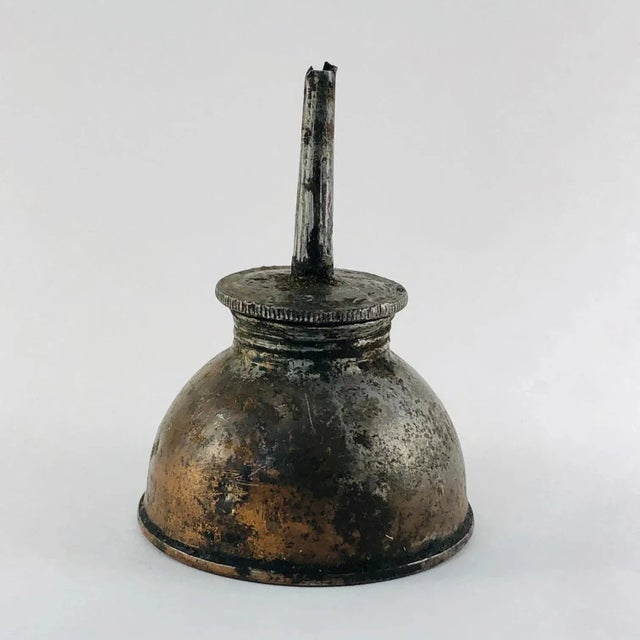 1930s Copper Oil Can For Sale In Los Angeles - Image 6 of 9