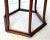 Mid Century Modern Walnut Parquet Hexagon Table by Hong Kong Teakwood Works For Sale In West Palm - Image 6 of 13