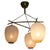Mid-Century Brass and Opal Glass Cascade Ceiling Lamp, Germany, 1960s For Sale - Image 13 of 13