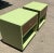 Campaign Pair of Mid Century Campaign Night Stands With Custom Finish For Sale - Image 3 of 6