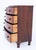 A handsome Victorian mahogany bow-front chest of drawers, standing on elegant turned feet The chest features a practical...