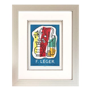 Leger Lithograph 34 Expo 1953 Art in Posters Framed For Sale