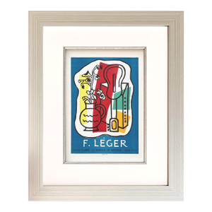 Leger Lithograph 34 Expo 1953 Art in Posters Framed
