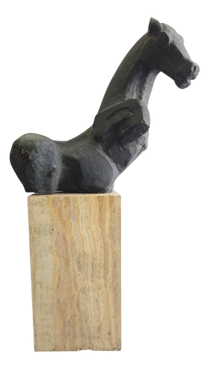Alfredo Lanz, Greek Horse Sculpture, 1970, Terracotta