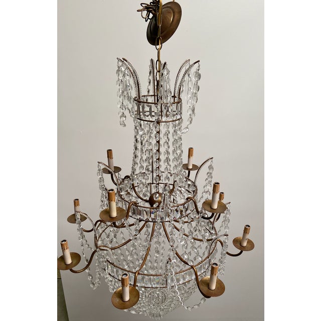 Extra Large Crystal Chandelier For Sale - Image 9 of 10