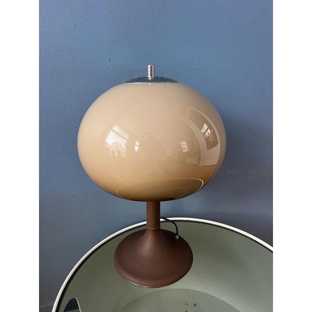 Mid-Century Space Age Mushroom Table Lamp from Herda For Sale - Image 12 of 13