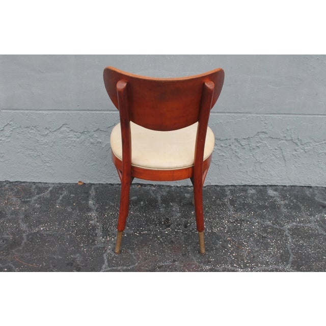 Wood 1950s Modern Oak Occasional Accent/ Side Chair For Sale - Image 7 of 9