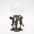 Art Deco Period, French Table Lamp, Pewter Cupids For Sale - Image 4 of 8