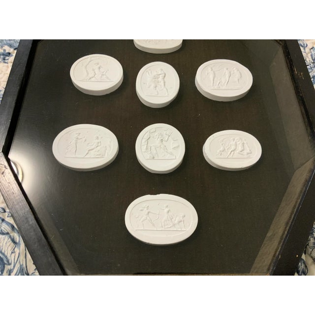 Early 19th Century Italian Grand Tour Seals Plaster Casts Circa 1820 For Sale - Image 5 of 9
