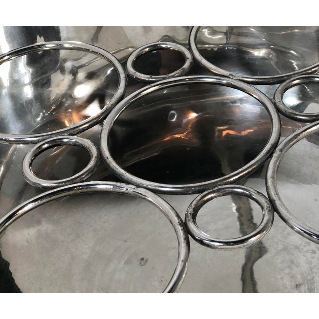 Large Silver Plated Punch Bowl Wine Chiller / Cups / Tray 20 Piece