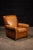 Thickly upholstered Barcalounger armchair and matching ottoman. 35" W x 36" D x 38" H Ottoman: 22" W x 18" D x 16" H Seat:...