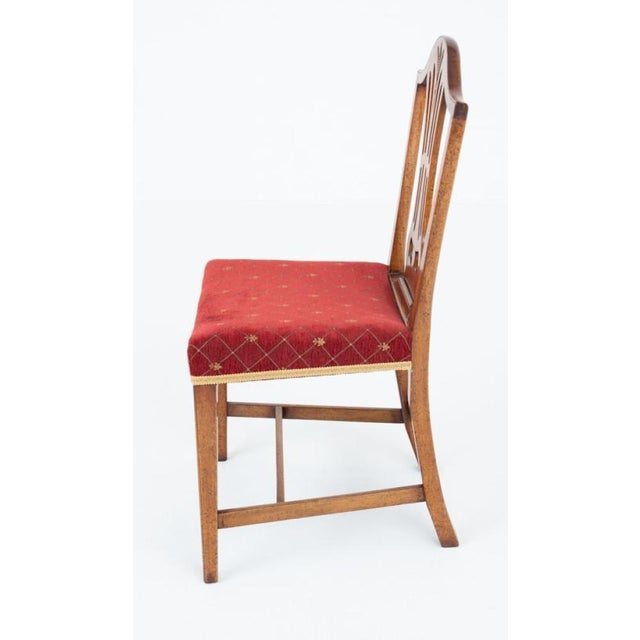 Light Yellow Chippendale Dining Chairs in Mahogany, 1880s, Set of 8 For Sale - Image 8 of 9