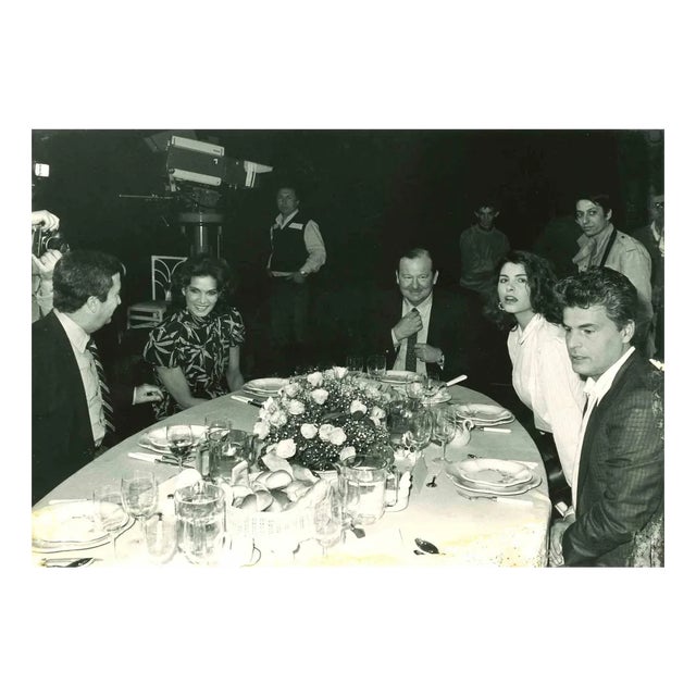 Gianni Bisiach, Florinda Bolkan, Michele Placido, Photograph, 1980s For Sale