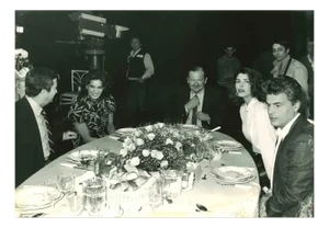 Gianni Bisiach, Florinda Bolkan, Michele Placido, Photograph, 1980s