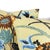 Vintage Cream With Blue & Rust Floral Cotton Pillow Cover For Sale - Image 4 of 7