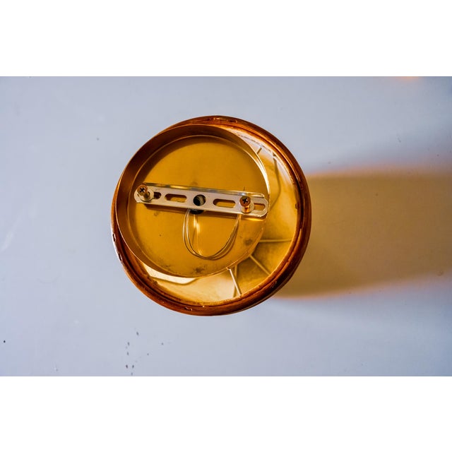 Pear-Shaped Cocoon Wall Lamp in Resin and Pine, 1960 For Sale - Image 4 of 8