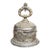 Gorham Silver Plate Ornate Floral Repoussé Bell For Sale