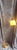 Vintage Floor Lamp with Adjustable Brass Frame and Beige Glass Shade, 1980s For Sale - Image 6 of 10