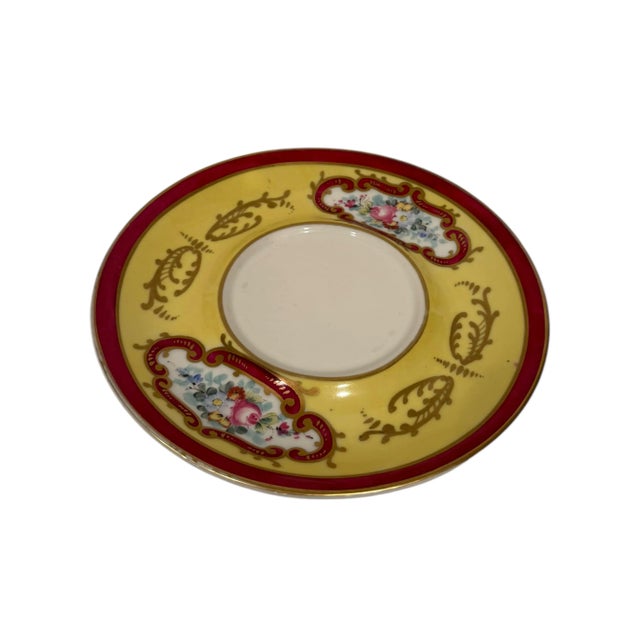 19th Century 19th Century French Limoges Hand Painted Porcelain Candy Bowl For Sale - Image 5 of 8