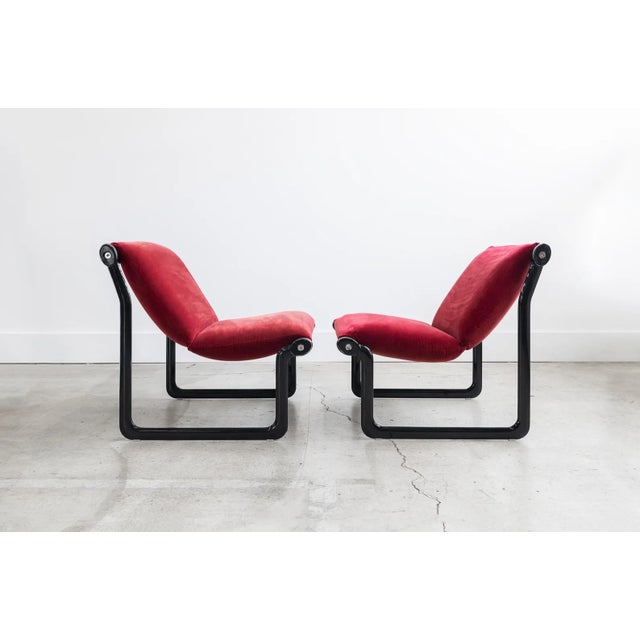 First off, original Knoll sticker is somehow still intact! Ultra-rare aluminum lounge chairs designed by Bruce Hannah and...