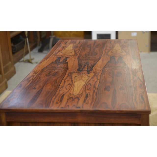 Torbjørn Afdal Scandinavian Bruksbo Wooden Desk attributed to Torbjorn Afdal, 1960s For Sale - Image 4 of 14