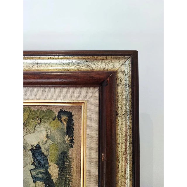 André Julien Prina, Jeune Femme Assise au Collier de Perles, Oil on Canvas, Framed For Sale - Image 8 of 12