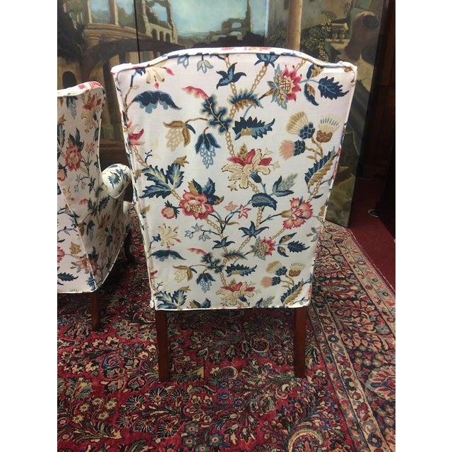 Vintage Wingback Chairs, the Pair For Sale - Image 17 of 17