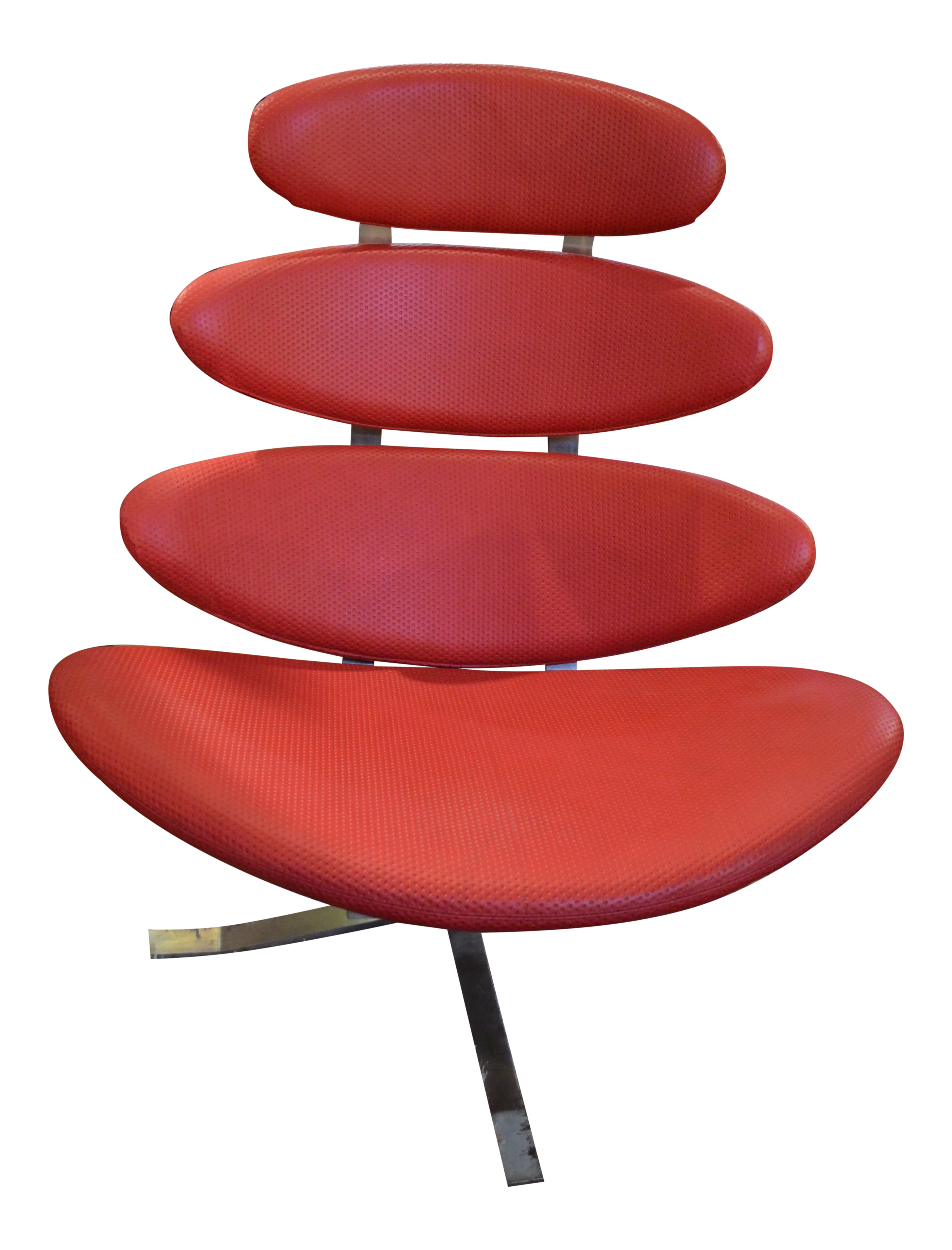 MCM Corona Chair by Poul M. Volther Newly Reupholstered in