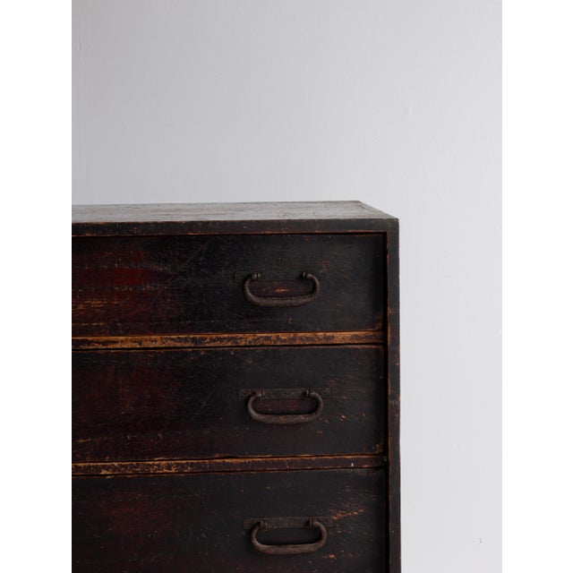 Japanese Antique Drawer 1860s-1920s / Tansu Wabi Sabi For Sale - Image 17 of 17