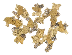 Curtis Jere Molten Brass Flakes Wall Sculpture