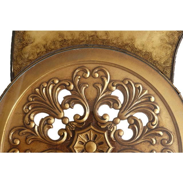 Wood Hollywood Regency Eglomise Giltwood Coffee Table For Sale - Image 7 of 10