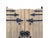 Chinese Vintage Iron Hardware Door Gate Wall Tall Panel For Sale - Image 10 of 12