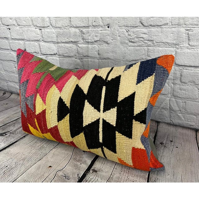 Vintage Pillow Case Turkish Kilim Pillow Decorative Kilim Pillow Dry cleaning only. PILLOW INSERT IS NOT INCLUDED