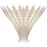 AERIN for Visual Comfort Signature Hampton Wall Light in Plaster White For Sale