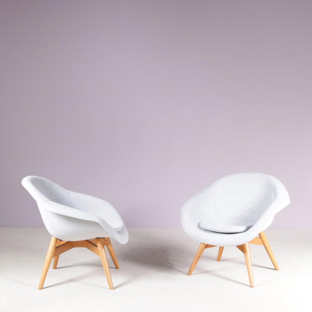 Easy Chairs by Frantisek Jirak Tjech, 1950s, Set of 2 For Sale - Image 5 of 10