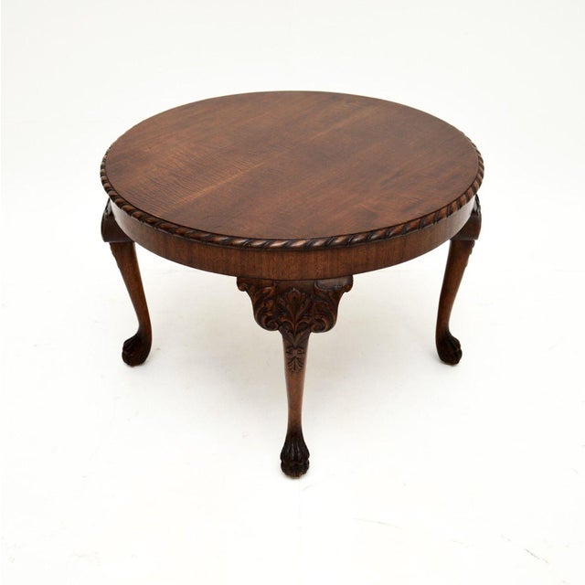 Wood Antique Georgian Occasional Coffee Table, 1900s For Sale - Image 7 of 7