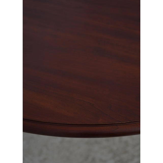 Henkel Harris 1990s Henkel Harris Model 2205 Cherry Dining Room Table For Sale - Image 4 of 18
