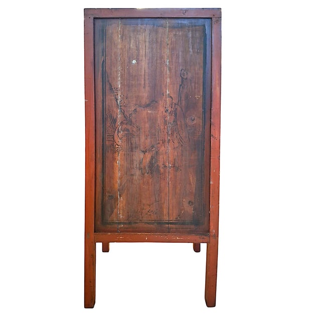 20th-Century Chinese Lacquer Cabinet For Sale - Image 12 of 14