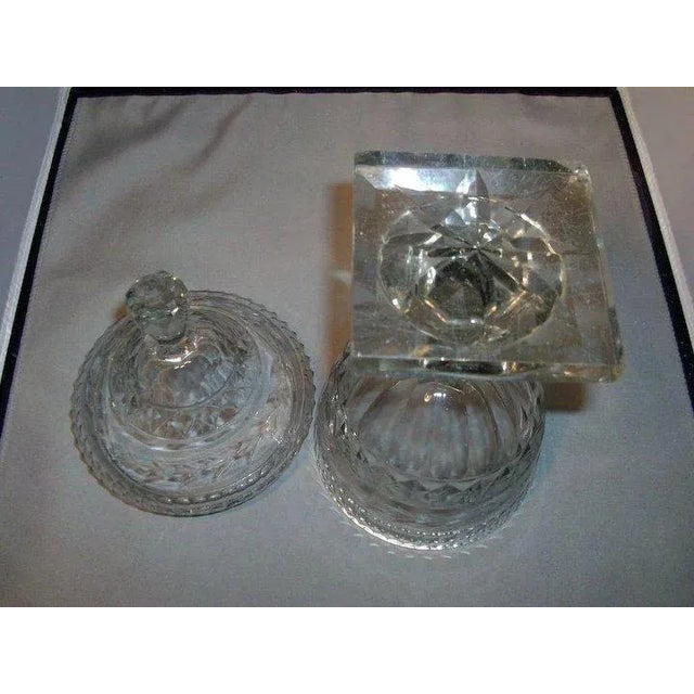 18th Century Georgian Anglo Irish Glass Cut Lead Crystal Covered Urn For Sale In New York - Image 6 of 8