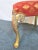 Queen Anne Regency Queen Anne Carved Gilded Stools - a Pair For Sale - Image 3 of 6