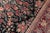 1990s Shabby Chic Abusson Pak-Persian Black/Red Wool Rug - 9'2'' X 12'0'' For Sale - Image 5 of 8