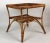 Mid-Century Italian Bamboo Garden Coffee Table & Chairs, 1960s, Set of 3 For Sale - Image 4 of 18